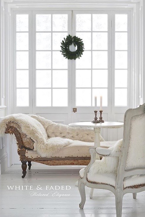 White and Faded Christmas.
