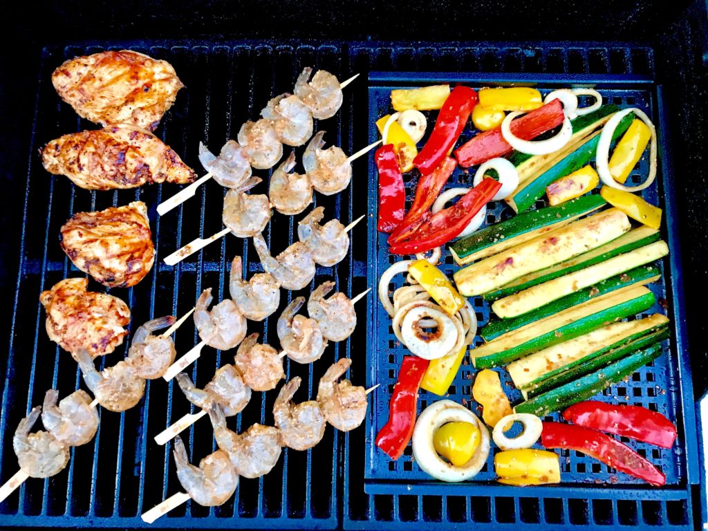 Jeff's Grilled Shrimp & Veggies are the perfect weeknight meal! Easy and quick to make, your whole family will be so happy. 
