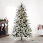 My Favorite Flocked Christmas Tree - KristyWicks.com