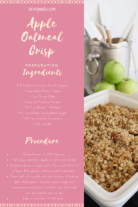 Apple Oatmeal Crisp Kristy Wicks