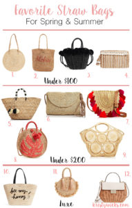 Straw Bags For Every Occasion - Spring Fashion Trends 2018