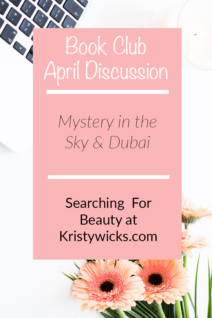 April Book Club Discussion Kristy Wicks
