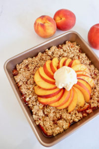 Peach Oatmeal Crisp Recipe