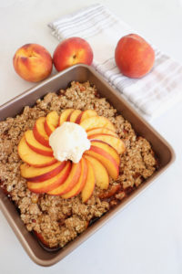 Peach Oatmeal Crisp Recipe