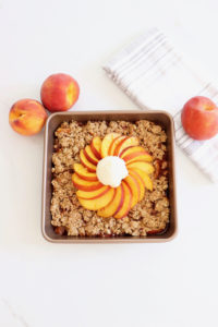 Peach Oatmeal Crisp Recipe