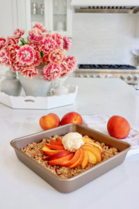 Peach Oatmeal Crisp Recipe