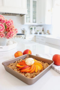 Peach Oatmeal Crisp Recipe