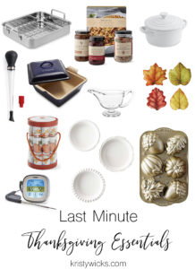 Last Minute Thanksgiving Cooking Essentials