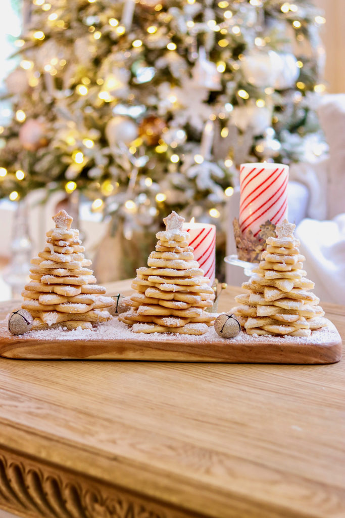 Frosted 3D Christmas Tree Cookies
