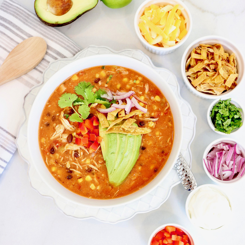 Chicken Tortilla Soup - KirksCookingAndCocktails