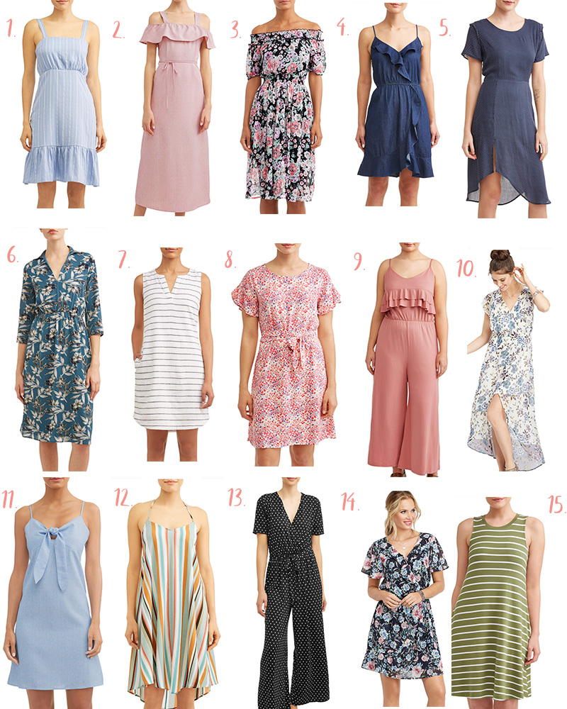 Affordable Spring Fashion from Walmart - Best dresses.. almost all are under $30! Kristy Wicks