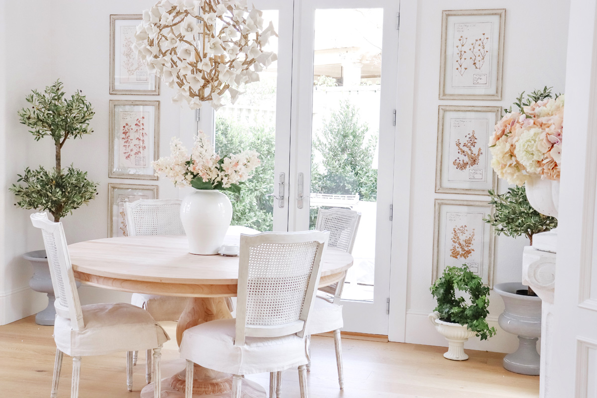 New French Inspired Pedestal Dining Table | Kristy Wicks.