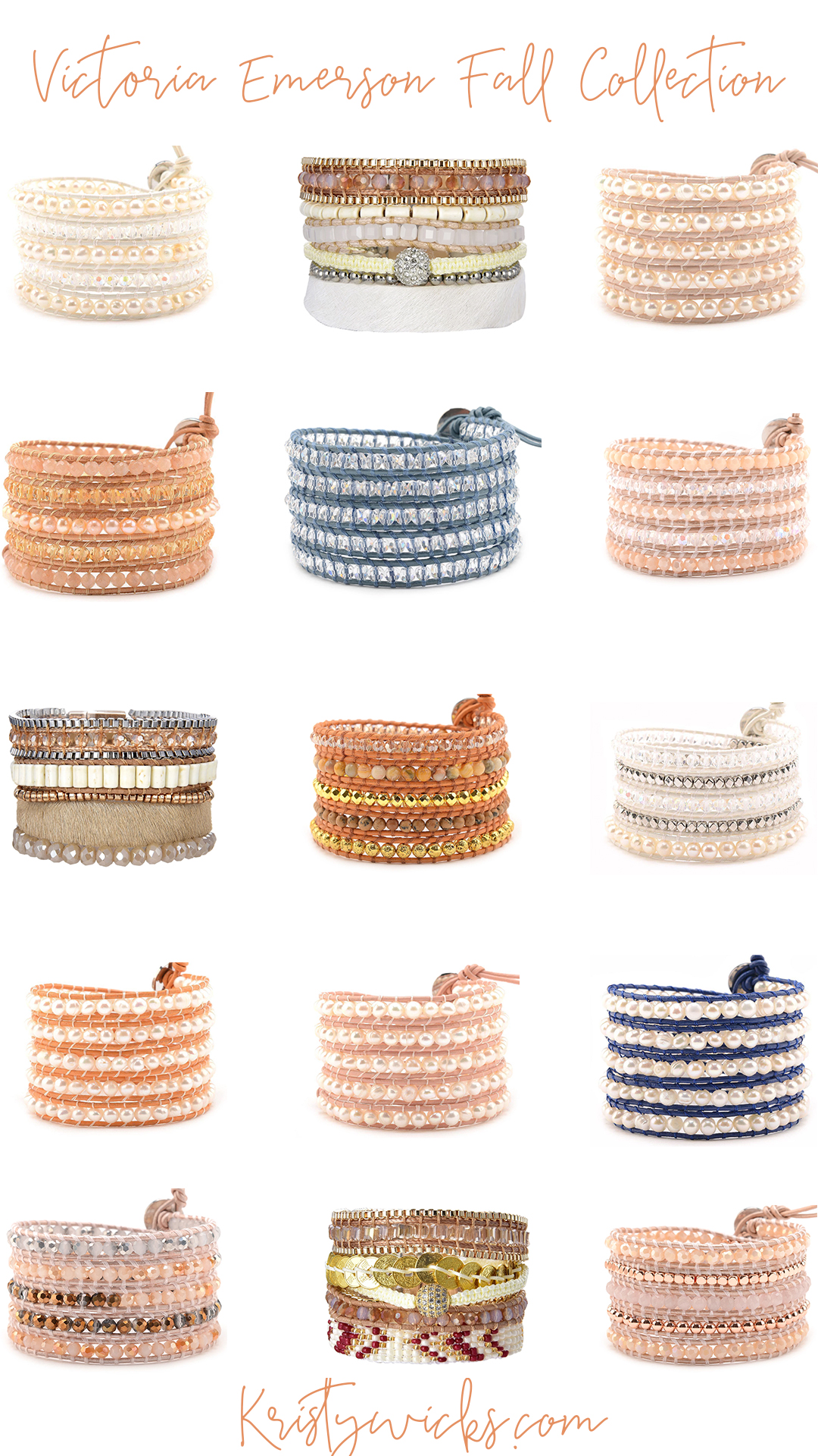 Victoria Emerson Wrap Bracelets on Sale - My favorite jewelry pieces are on 30% off right now.. their newest Fall collection is gorgeous! 