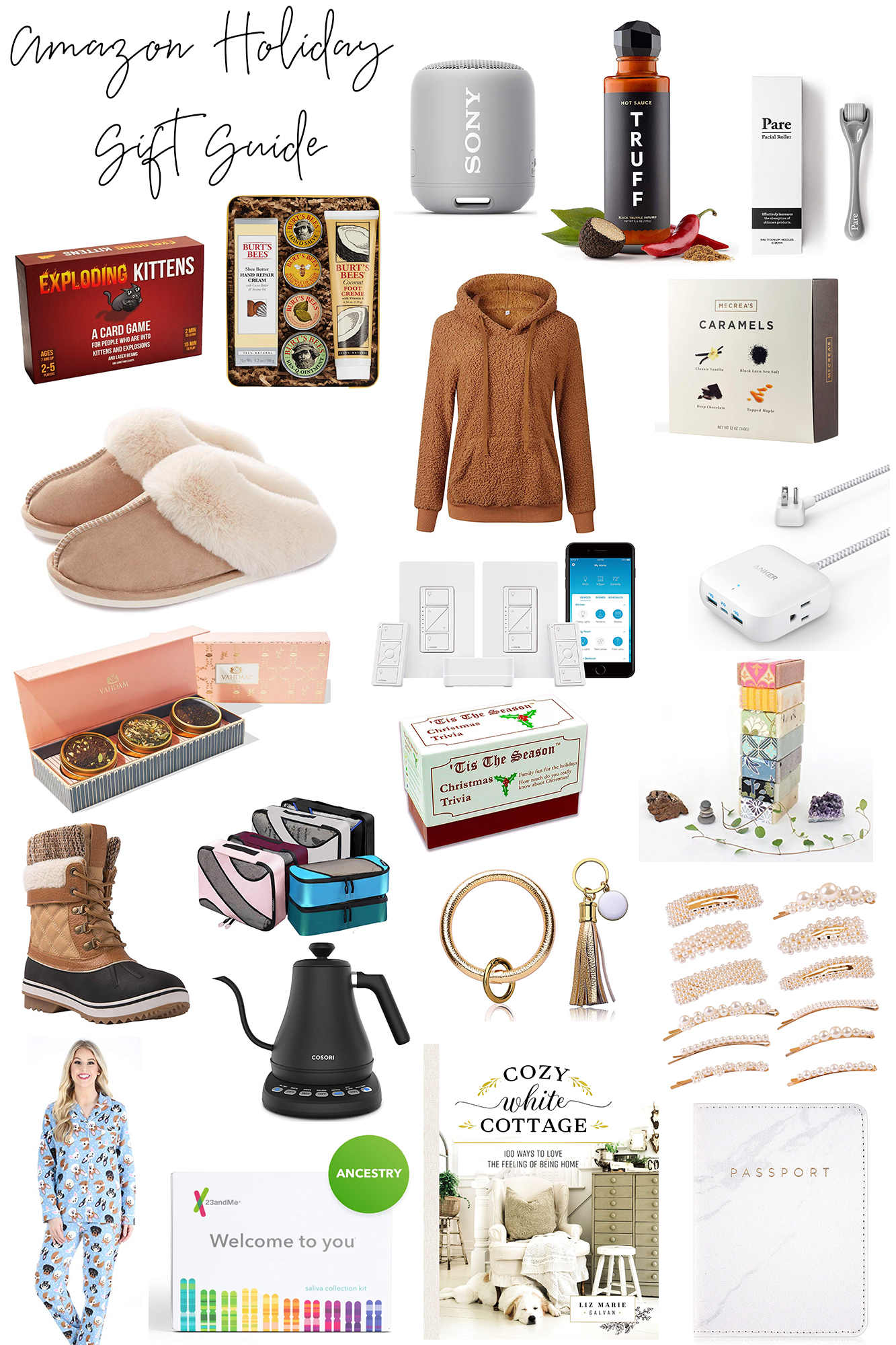 Amazon Christmas Gift Guide 2019 - The best holiday presents on Amazon for the holidays. SO many of these items are 2-day shipping & under $50. 