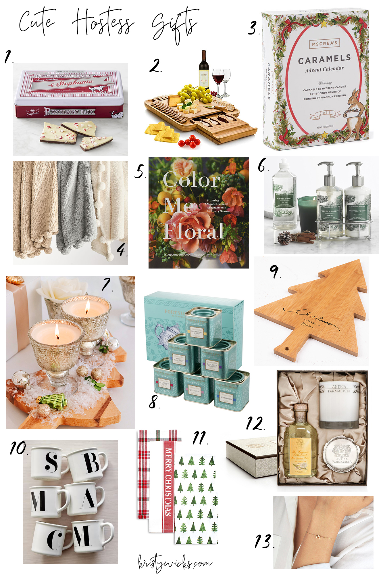 Best Hostess Gift Guide - Tons of holiday presents are the best price points.. classy and personalized gifts, under $15 gifts, and more! 