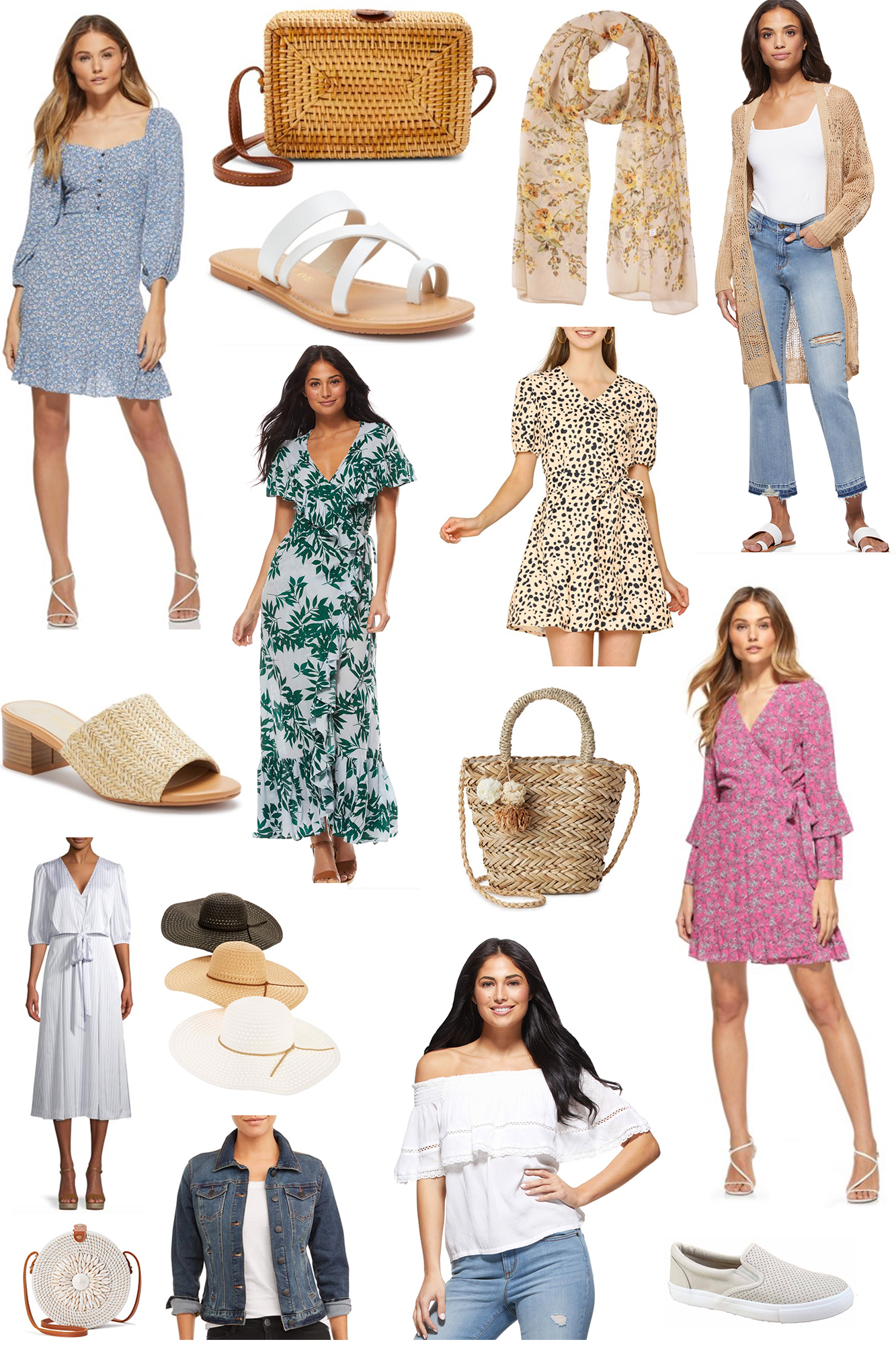 Spring to Summer Transitional Fashion Ideas - Affordable yet stylish outfit ideas for Summer 2020. Comfort is key & cute accessories