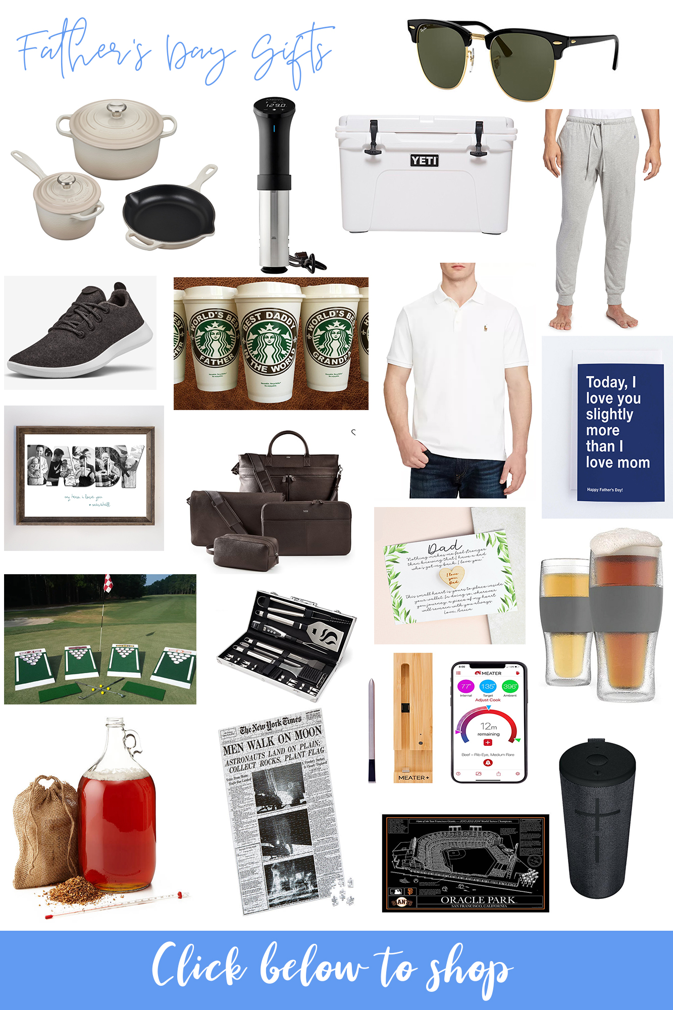 Last Minute Father's Day Gift Guide 2020 - Affordable, fun and sweet gifts to give the father figure in your life. Wide range of products and options!