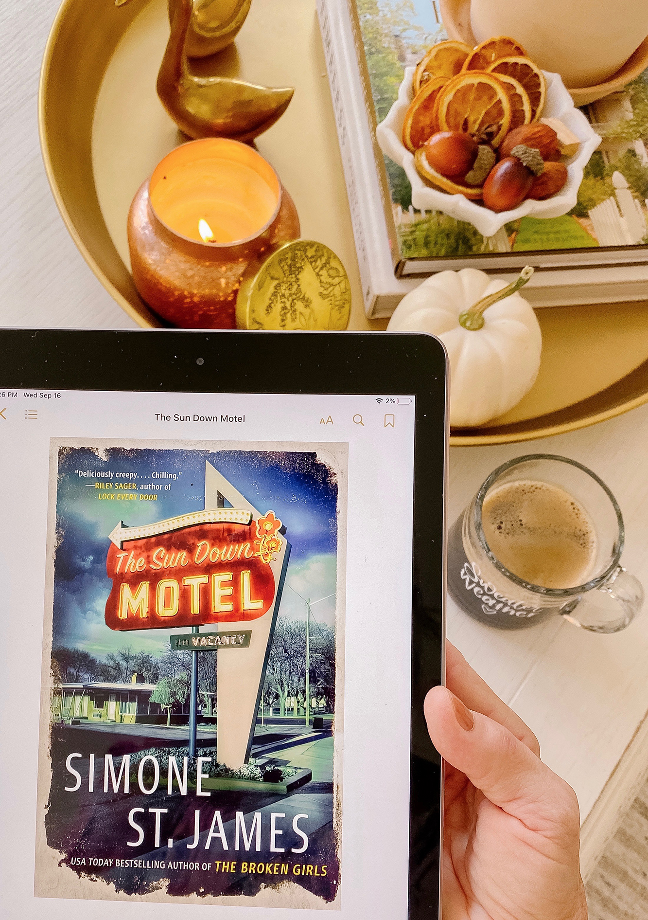 October Book Club Discussion // November Book Club Pick - The Sun Down Motel by Simone St. James Review & Ruth Ware One by One Book Club Review