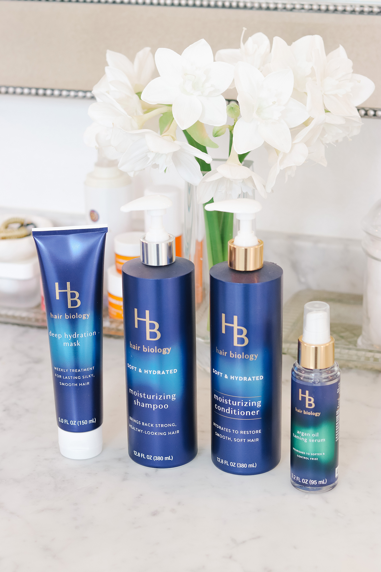 Hair Biology Review - Do these products really work for women who are 45+? A complete review on their Soft + Hydrated line. 
