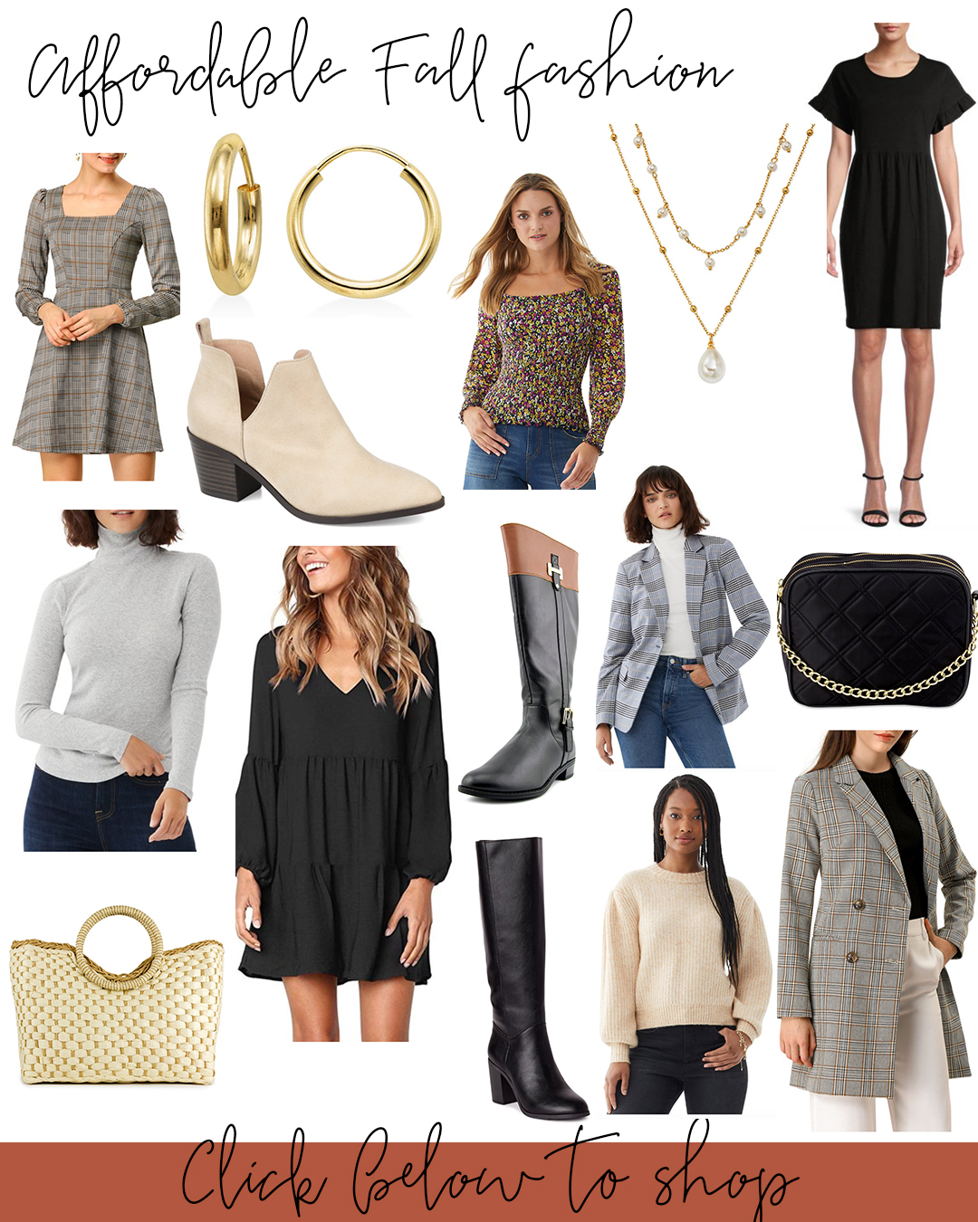 Affordable Fall Fashion 2020 - Little Black Dress Options. Dresses for under $15 and options for every budget. Accessories, booties, boots and more! 