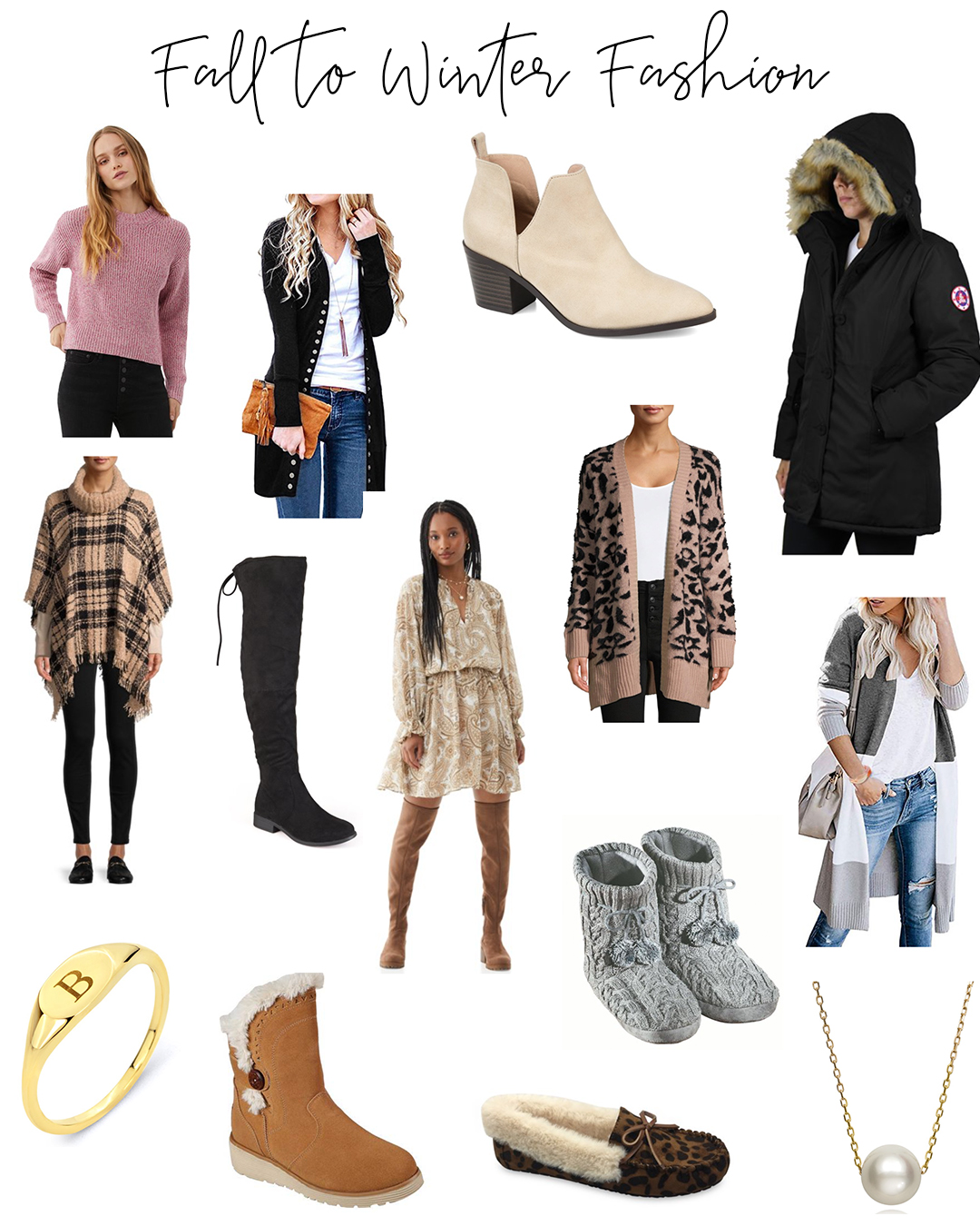 November & December 2020 Fashion Ideas - Affordable & Trendy Winter Wear to order as gifts or for youself. Jackets, accessories, tops and more! 