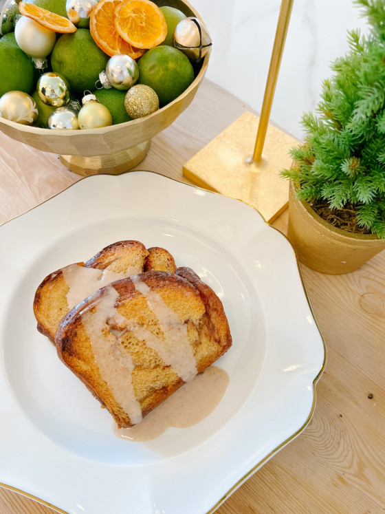 Jeff's Baked Cinnamon Bread French Toast Recipe - KristyWicks.com